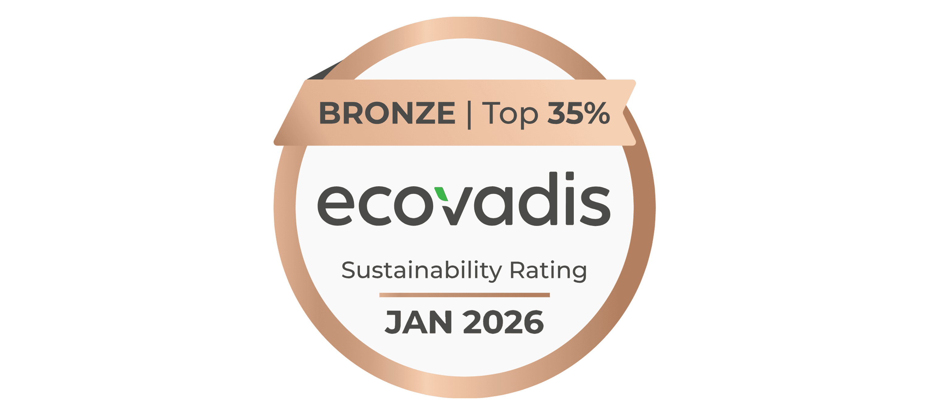 Ecovadis Bronze Medal Jan 2026